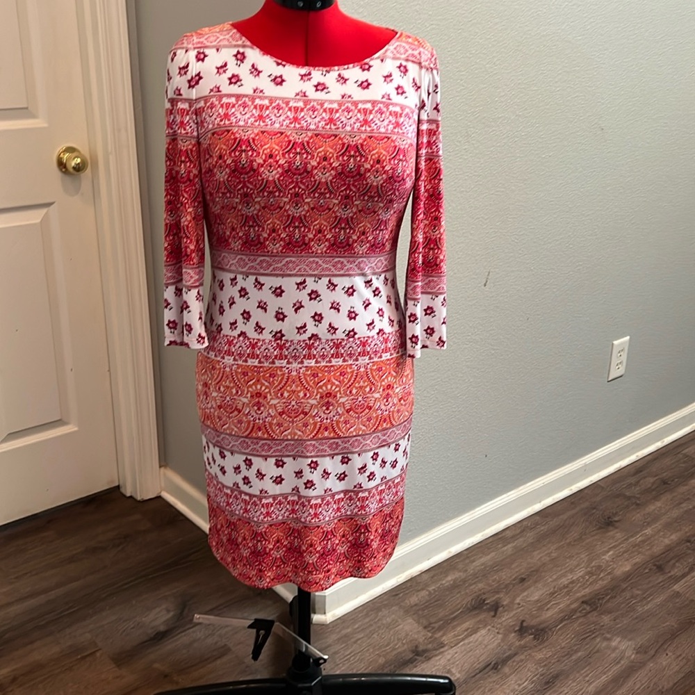 Chaps dress,  long sleeve